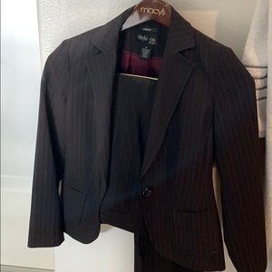 Style and Co petite jacket pant set